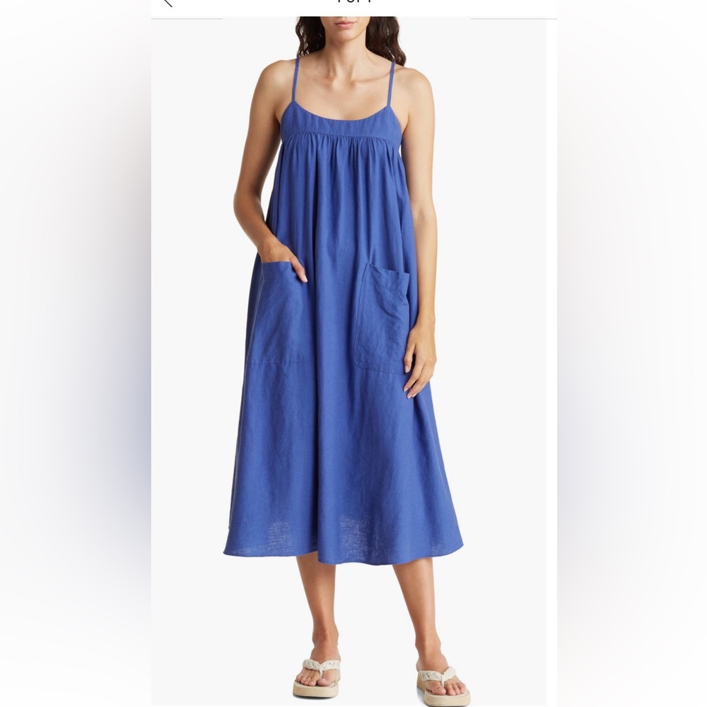 Maxwell linen dress